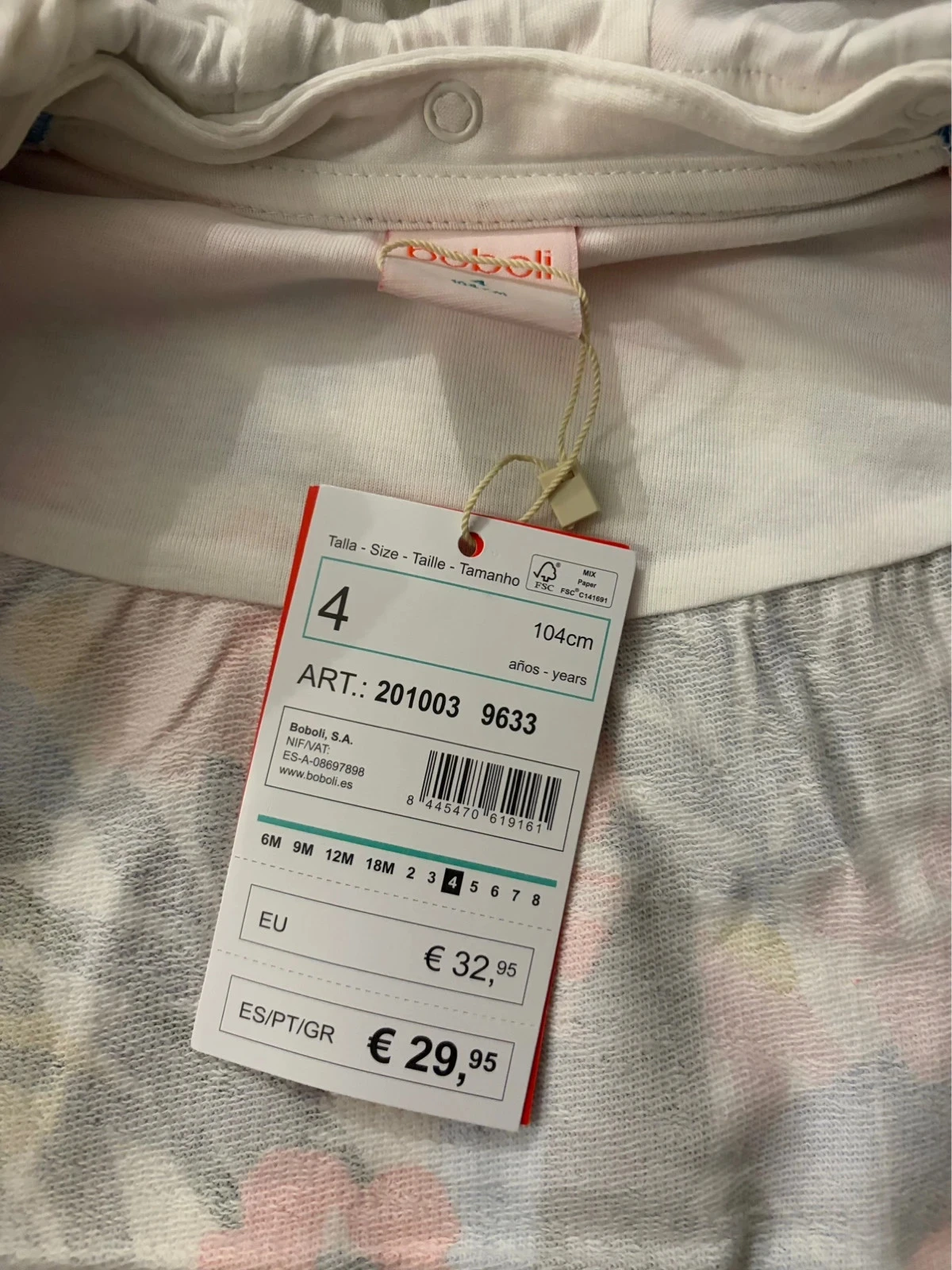 Chaqueta Boboli con capucha desmontable – con etiqueta Talla 4 años (104 cm) – photo 7